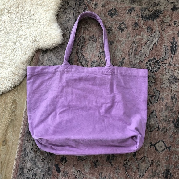 Isabel Marant Large Purple Cavas Shopper Shoulder Tote Bag - Picture 3 of 6